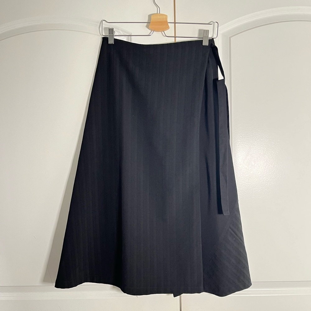 Comme des Garçons Tricot wool blend faux wrap A line skirt size S - Picture 6 of 15